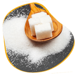 White refined sugar